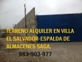 Industrial en Alquiler en VILLA EL SALVADOR Villa El Salvador