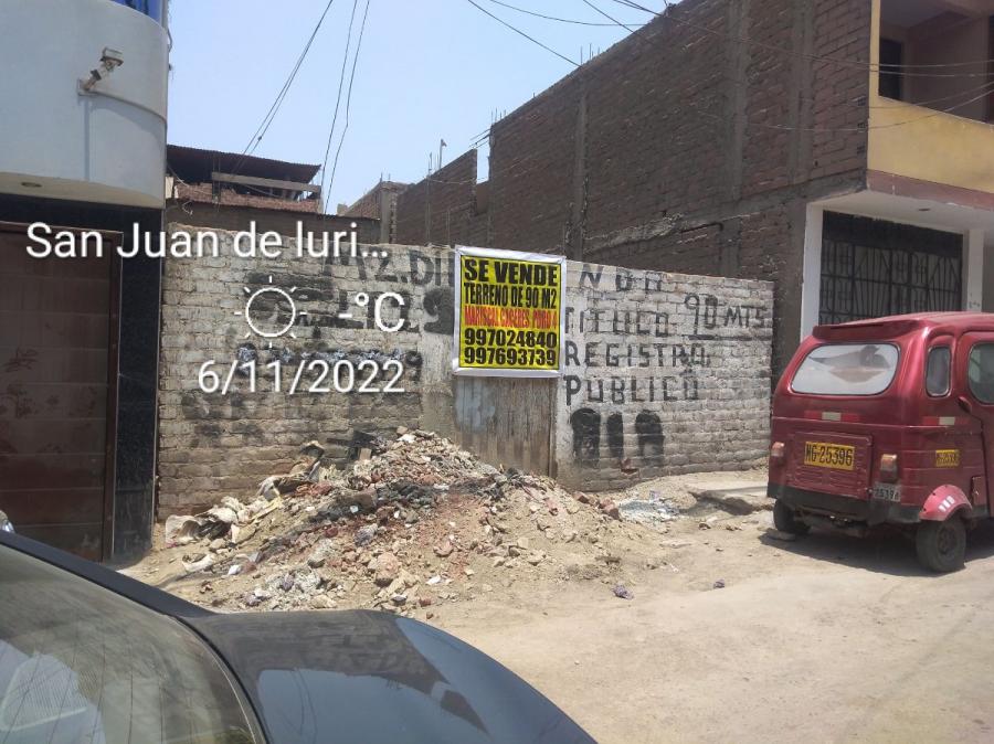 Foto Terreno en Venta en SAN JUAN DE LURIGANCHO, mariscal caceres, Lima - U$D 78.000 - TEV36437 - BienesOnLine