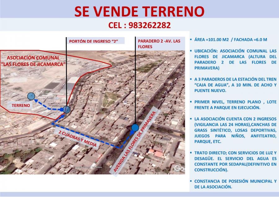 Foto Terreno en Venta en SAN JUAN DE LURIGANCHO, Lima, Lima - U$D 85.000 - TEV36097 - BienesOnLine