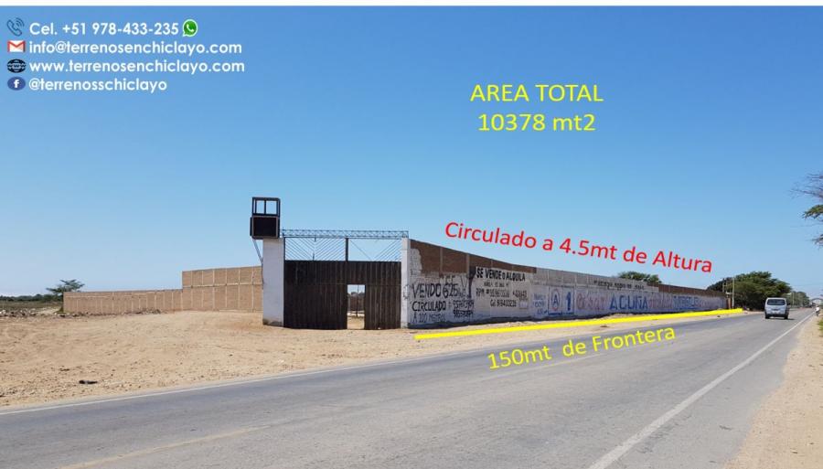 Foto Terreno en Venta en CHICLAYO, CHICLAYO, Lambayeque - U$D 680.000 - TEV27292 - BienesOnLine