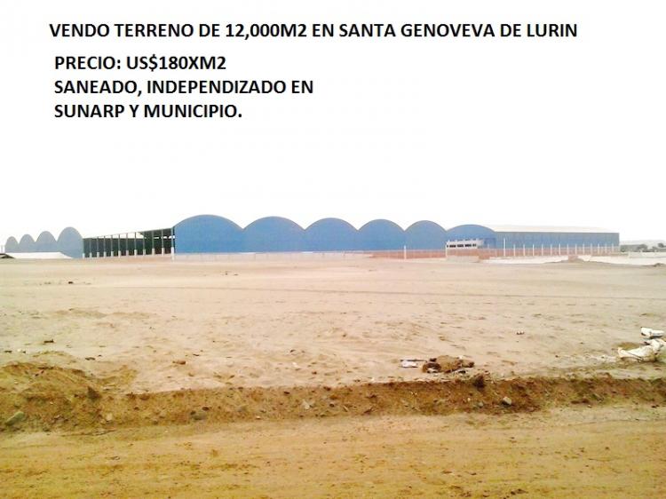 Foto Terreno en Venta en LURIN, Lima, Lima - U$D 2.160.000 - TEV16890 - BienesOnLine