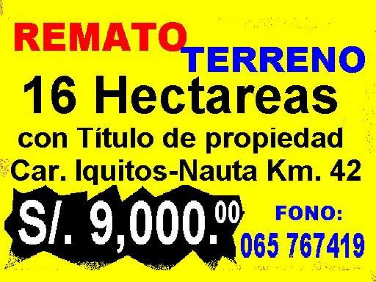 Foto Terreno en Venta en 24 de octubre, Iquitos, Maynas - S/. 9.000 - TEV4661 - BienesOnLine