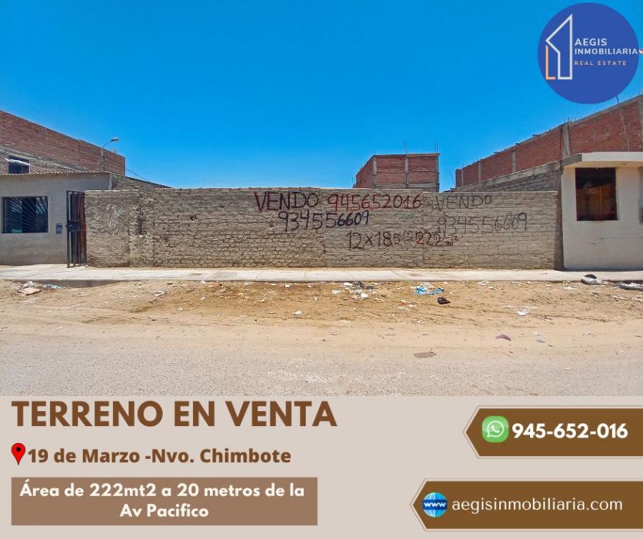 Foto Terreno en Venta en Nuevo Chimbote, Nuevo Chimbote, Santa - U$D 70.000 - TEV36591 - BienesOnLine