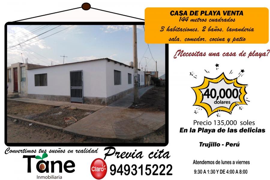 Foto Casa en Venta en Moche, Moche, Trujillo - S/. 135.000 - CAV29632 - BienesOnLine