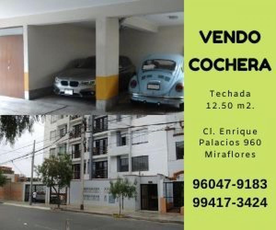 Foto Cochera en Venta en Miraflores, Lima, Lima - U$D 14.500 - CCV29704 - BienesOnLine