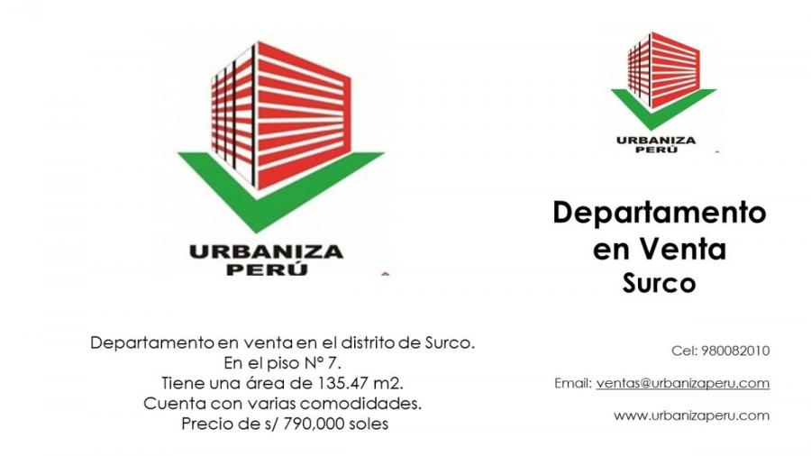Foto Departamento en Venta en Santiago de Surco, Santiago De Surco, Lima - S/. 790.000 - DEV34832 - BienesOnLine