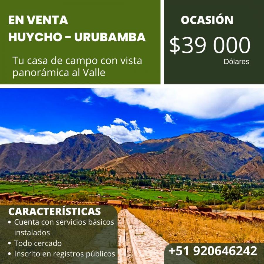 Foto Condominio en Venta en Huayllabamba, Urubamba - U$D 39.000 - COV36127 - BienesOnLine