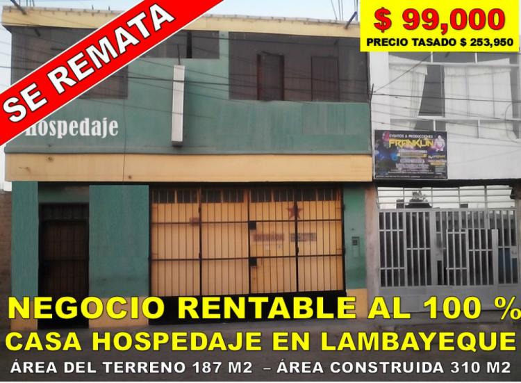 Foto Casa en Venta en LAMBAYEQUE, Lambayeque, Lambayeque - U$D 99.000 - CAV20071 - BienesOnLine