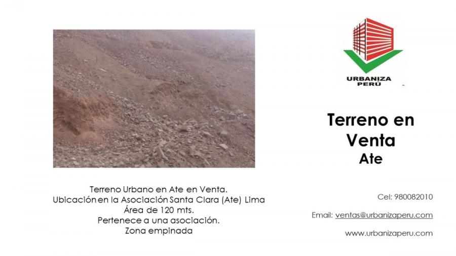 Foto Terreno en Venta en Ate, Lima - U$D 6.000 - TEV34859 - BienesOnLine