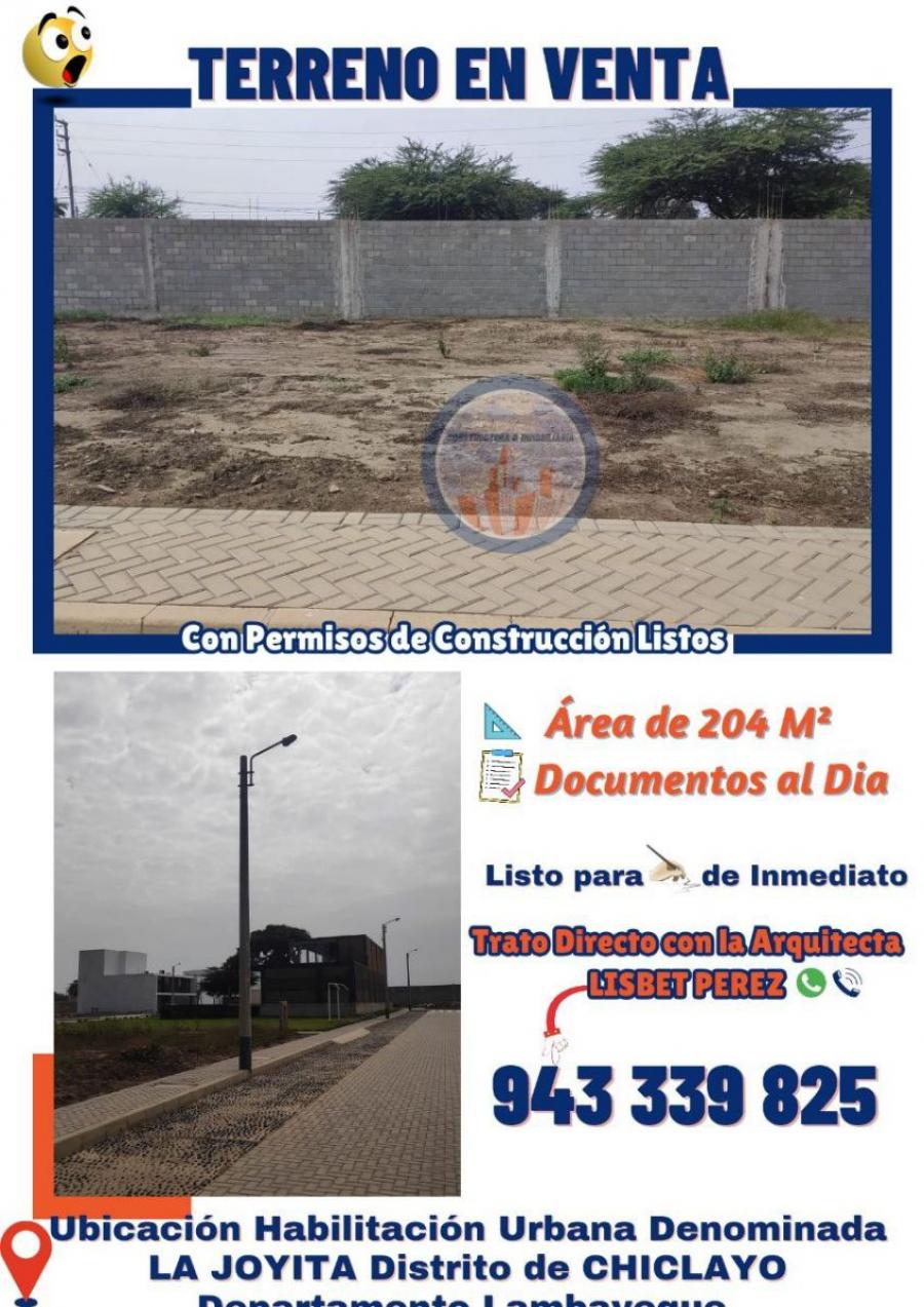 Foto Terreno en Venta en CHICLAYO, Chiclayo, Chiclayo - TEV37631 - BienesOnLine