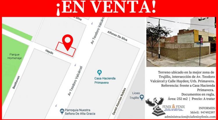 Foto Terreno en Venta en Trujillo, Trujillo, Trujillo - TEV26203 - BienesOnLine