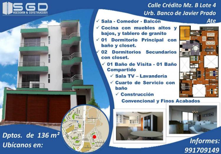 Foto Departamento en Venta en Ate, Lima - U$D 197.000 - DEV13873 - BienesOnLine