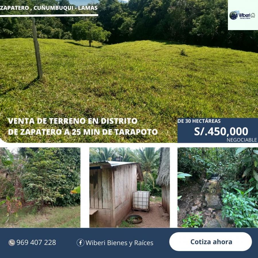 Foto Terreno en Venta en Zapatero, Zapatero, Lamas - S/. 450 - TEV36994 - BienesOnLine