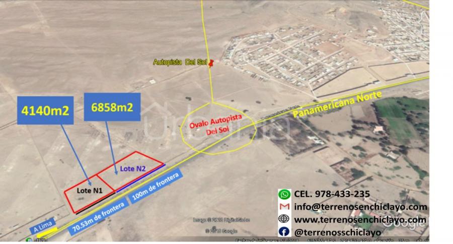 Foto Terreno en Venta en REQUE, CHICLAYO, Lambayeque - U$D 200.000 - TEV27275 - BienesOnLine