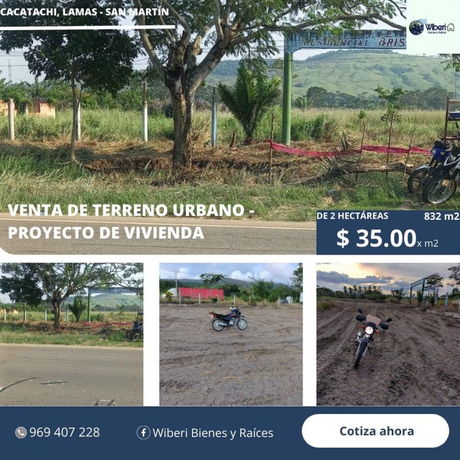 Foto Terreno en Venta en Cacatachi, Departamento de San Martin, Lamas - U$D 35 - TEV36964 - BienesOnLine