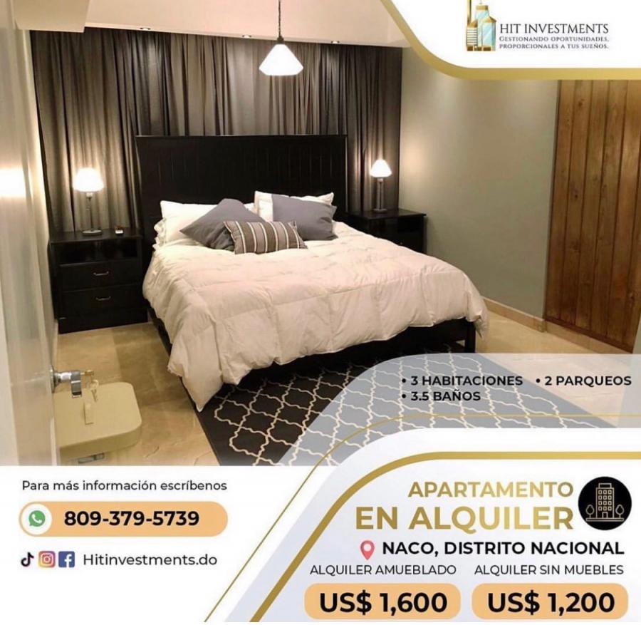 Foto Apartamento en Alquiler en Naco, Naco, Distrito Nacional - U$D 1.600 - APA23900 - BienesOnLine