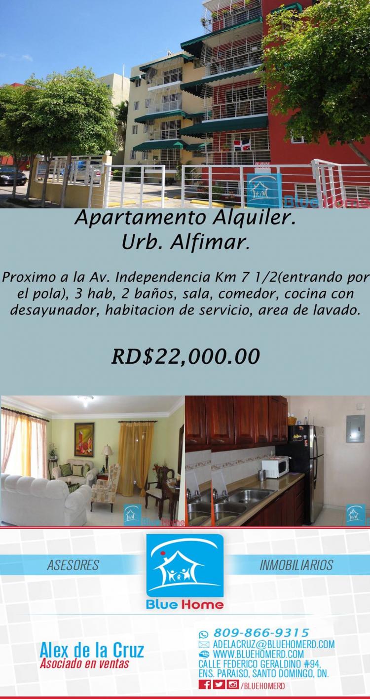 Foto Apartamento en Alquiler en Afilmar, , Distrito Nacional - $ 22.000 - APA1452 - BienesOnLine