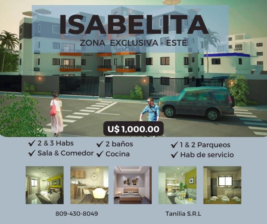 Foto Apartamento en Venta en Ensanche Isabelita, Santo Domingo Este, Santo Domingo - U$D 1.000 - APV38504 - BienesOnLine
