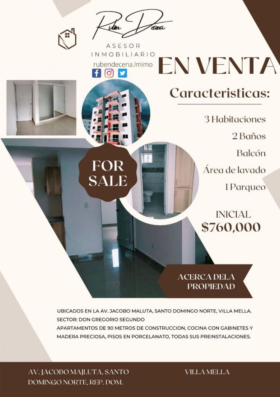 Foto Apartamento en Venta en VILLA MELLA, Santo Domingo Norte, Santo Domingo - $ 3.800.000 - APV18655 - BienesOnLine