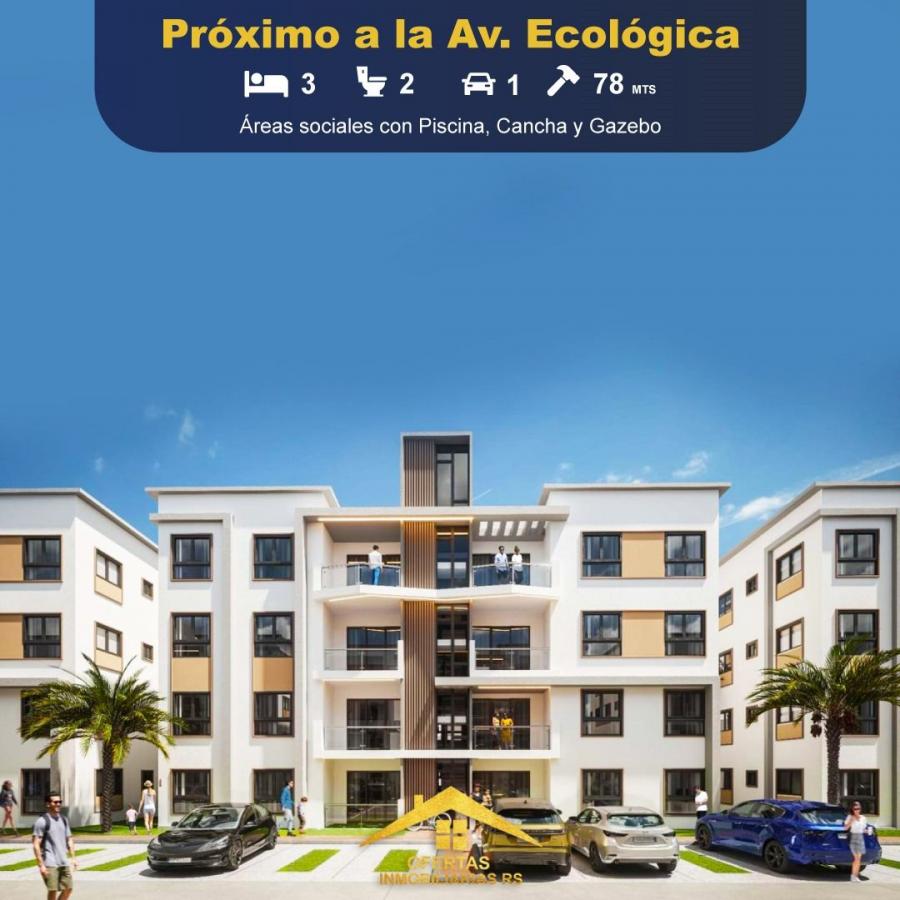 Foto Apartamento en Venta en av ecolgica, proximo a ciudad juan bosch, Santo Domingo - $ 68.500 - APV51417 - BienesOnLine