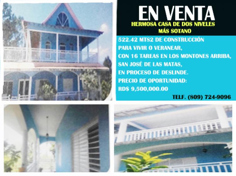 Casa en Venta en LOS MONTONES ARRIBA, San José de Las Matas, Santiago