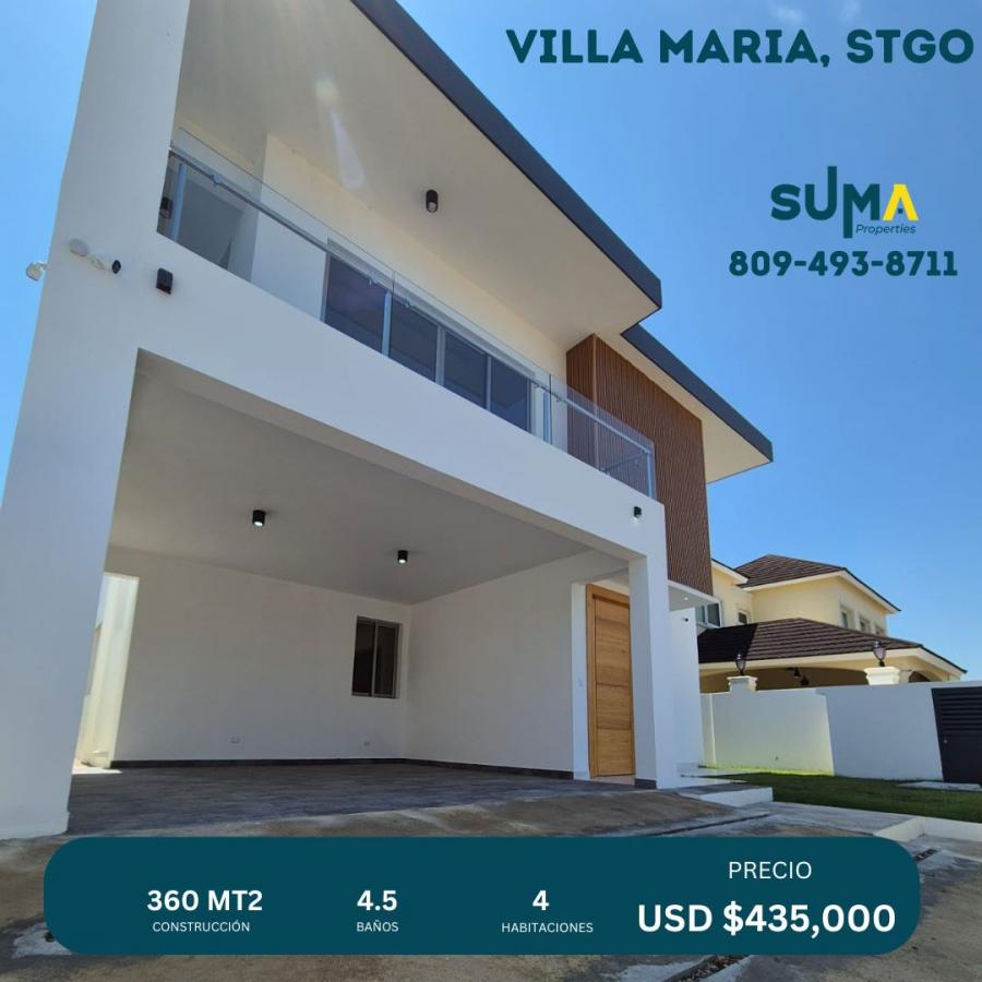 Foto Casa en Venta en Villa Maria, Santiago de los Caballeros, Santiago - U$D 435.000 - CAV63023 - BienesOnLine