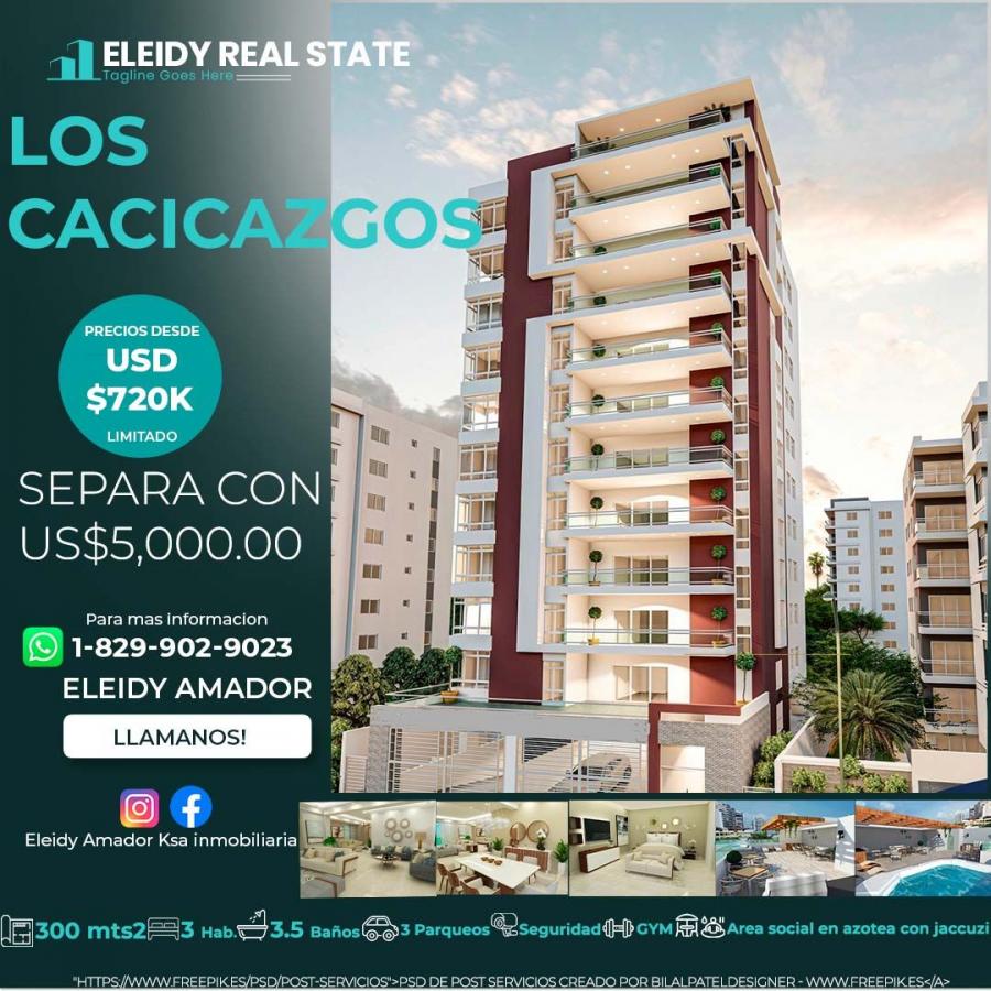 Foto Apartamento en Venta en Los Cacicazgos, Distrito Nacional - U$D 720.000 - APV21340 - BienesOnLine