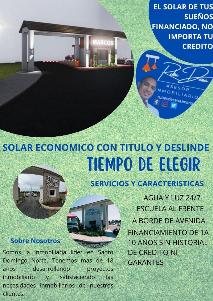 Foto Solar en Venta en Mama Tingo, Villa Mella, Santo Domingo - $ 132.300 - SOV19441 - BienesOnLine