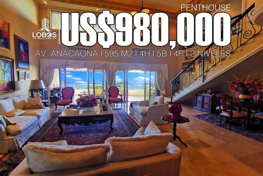 Foto Penthouse en Venta en Avenida Anacaona, Distrito Nacional - U$D 980.000 - PEV12697 - BienesOnLine