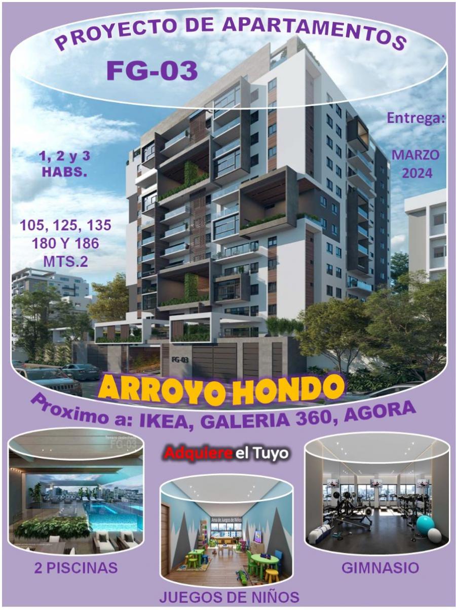 Foto Apartamento en Venta en ARROYO HONDO, Nuevo Arroyo Hondo, Distrito Nacional - $ 261.570 - APV36629 - BienesOnLine