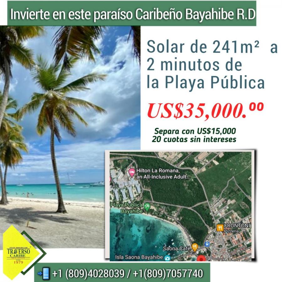 Foto Solar en Venta en Bayahibe, San Rafael del Yuma, La Altagracia - U$D 35.000 - SOV19759 - BienesOnLine
