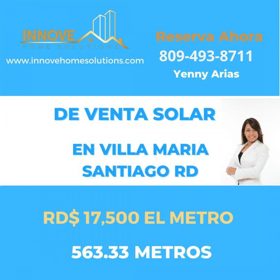 Foto Solar en Venta en Villa Maria, Santiago de los Caballeros, Santiago - $ 17.500 - SOV21317 - BienesOnLine