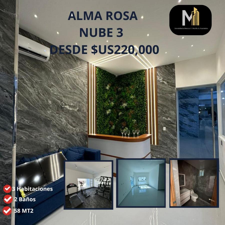Foto Apartamento en Venta en Alma Rosa l, Proximo a la San Vicente de Paul, Santo Domingo - U$D 220.000 - APV36483 - BienesOnLine