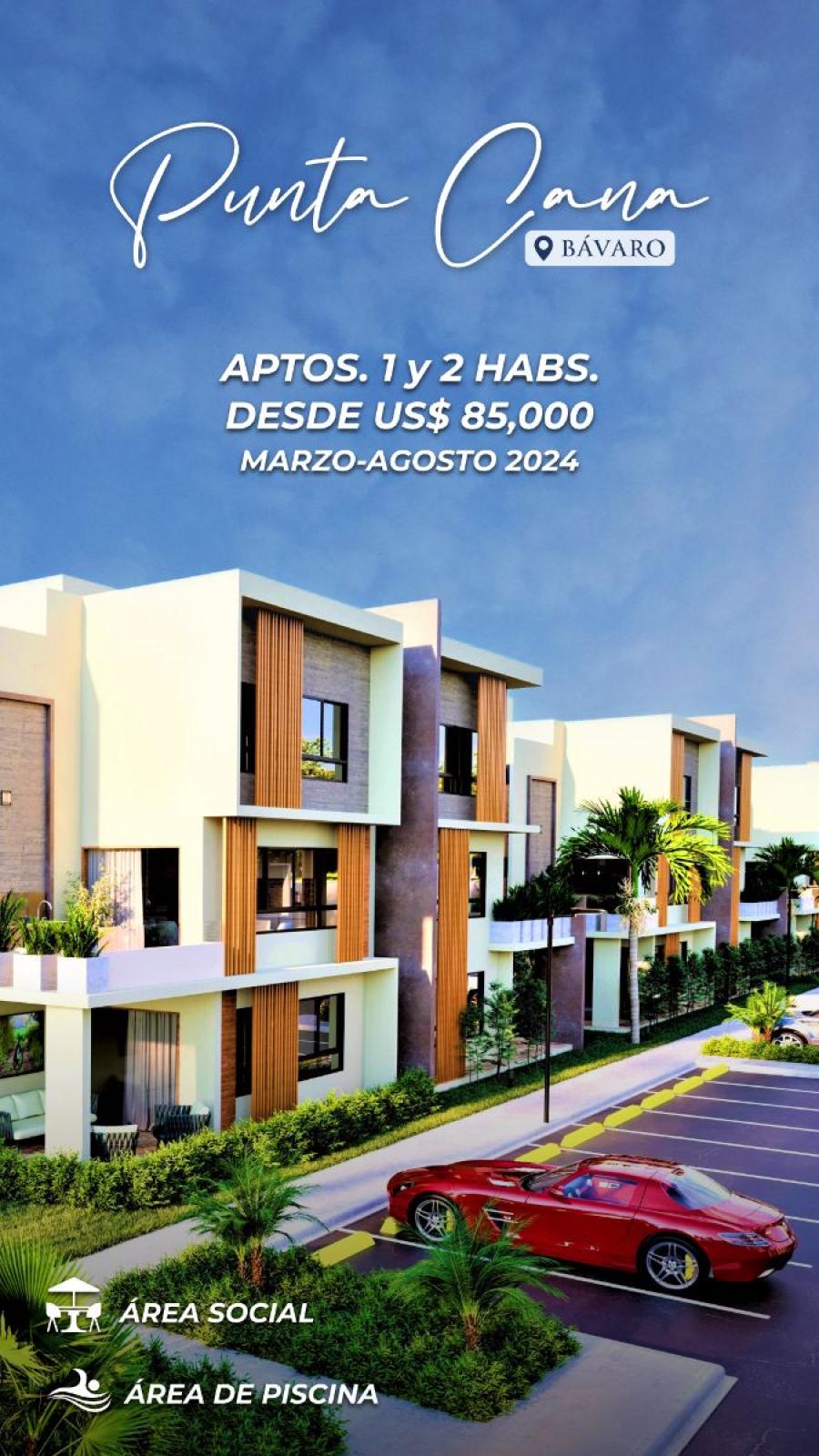 Foto Apartamento en Venta en Punta Cana, Turstico Vern-Punta Cana, La Altagracia - U$D 85.000 - APV60884 - BienesOnLine