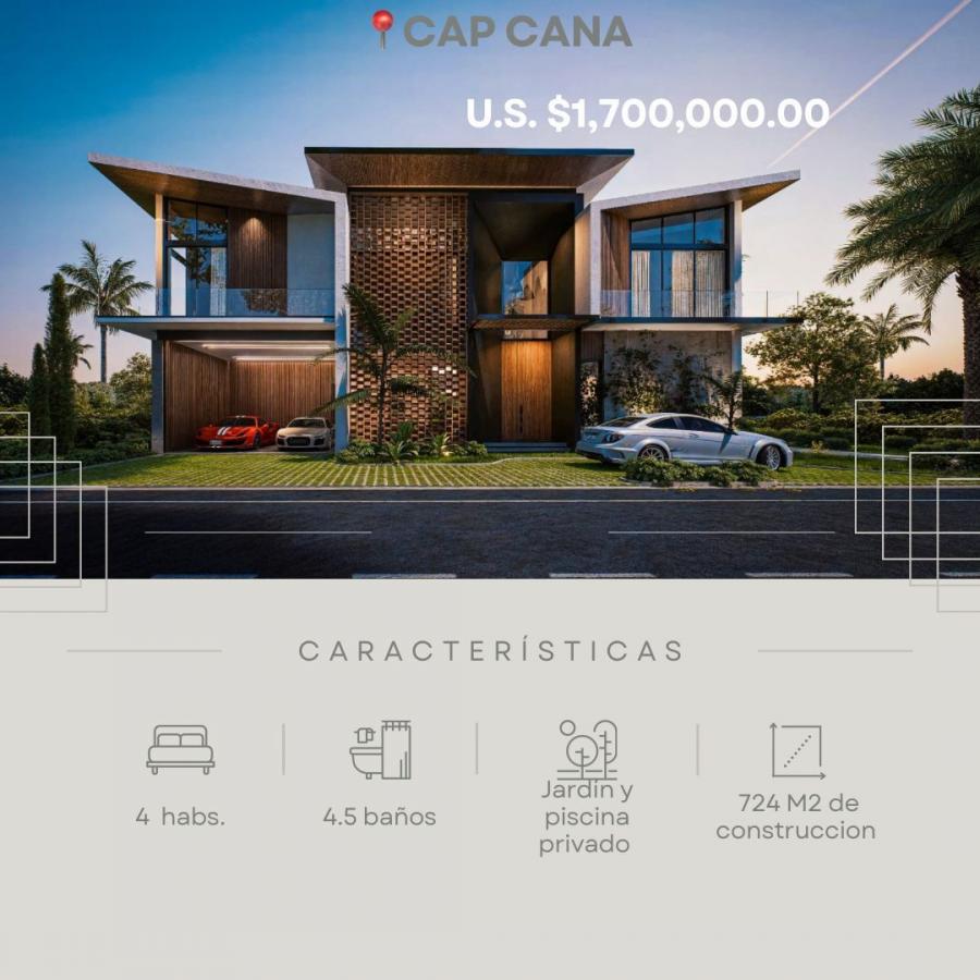 Foto Casa en Venta en Cap Cana, La Altagracia - U$D 1.700.000 - CAV81512 - BienesOnLine