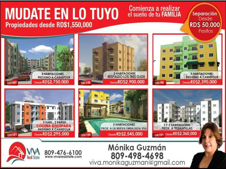 Foto Apartamento en Venta en , Distrito Nacional - $ 1.550.000 - APV559 - BienesOnLine