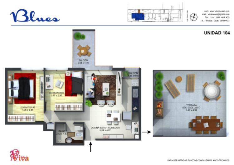 Foto Apartamento en Alquiler en Montevideo, Montevideo - $ 20.000 - APA4889 - BienesOnLine