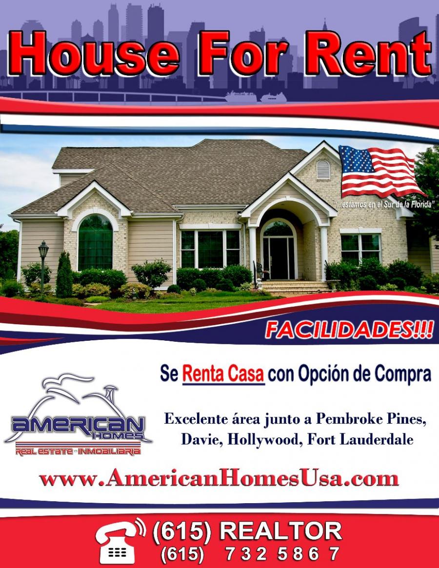 Foto Casa en Renta en Hollywood, Florida - U$D 1.700 - CAR2743 - BienesOnLine