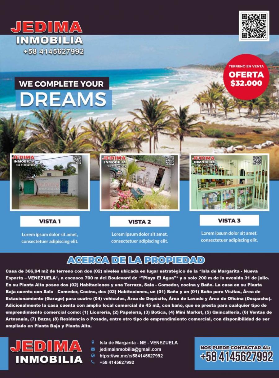 Foto Casa en Venta en Antolin del Campo, Playa El Agua, Nueva Esparta - U$D 25.000 - CAV171791 - BienesOnLine
