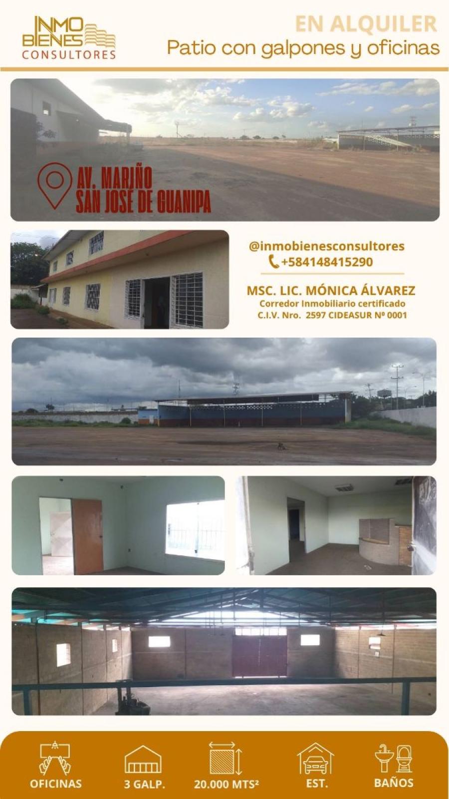Foto Galpon en Alquiler en El Tigrito, Anzoátegui - U$D 4.000 - GAA218771 - BienesOnLine