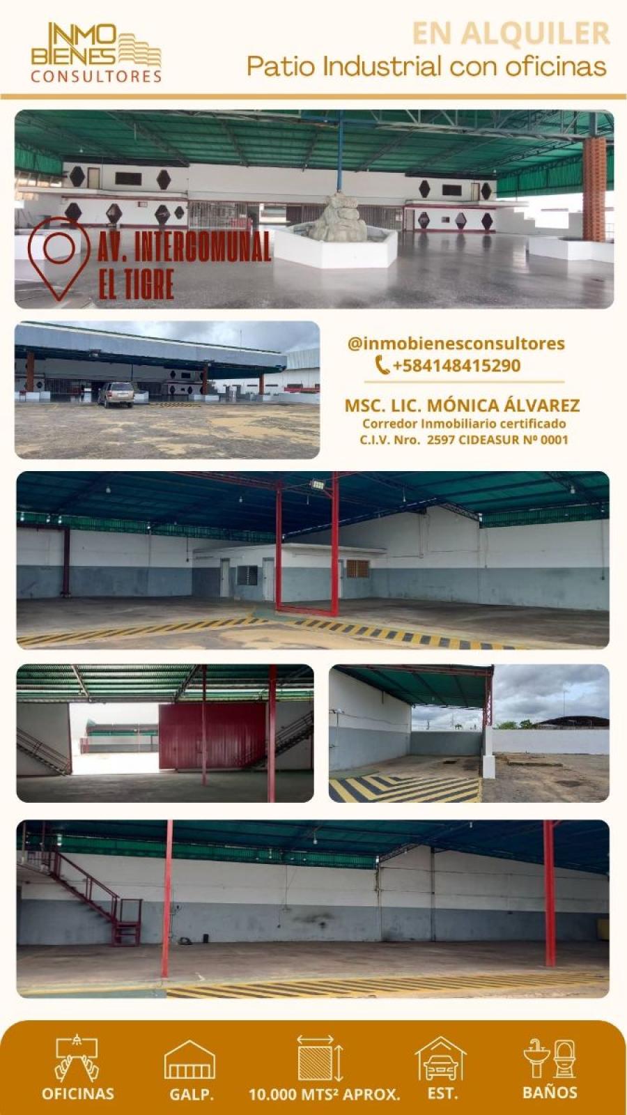 Foto Galpon en Alquiler en Edmundo Barrio, El Tigre, Anzoátegui - U$D 7.500 - GAA264244 - BienesOnLine
