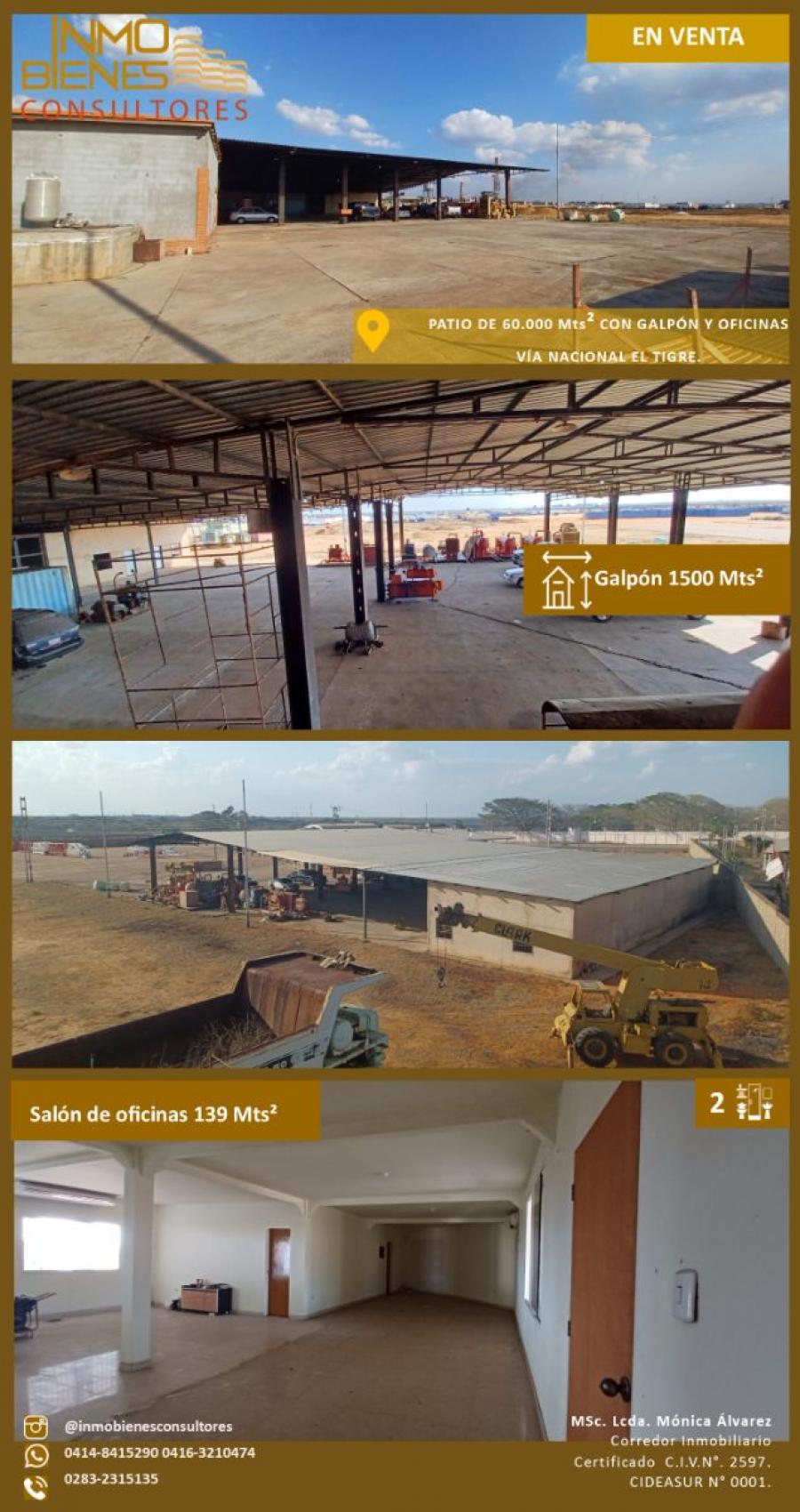 Foto Industrial en Venta en Edmundo Barrio, El Tigre, Anzotegui - INV225462 - BienesOnLine