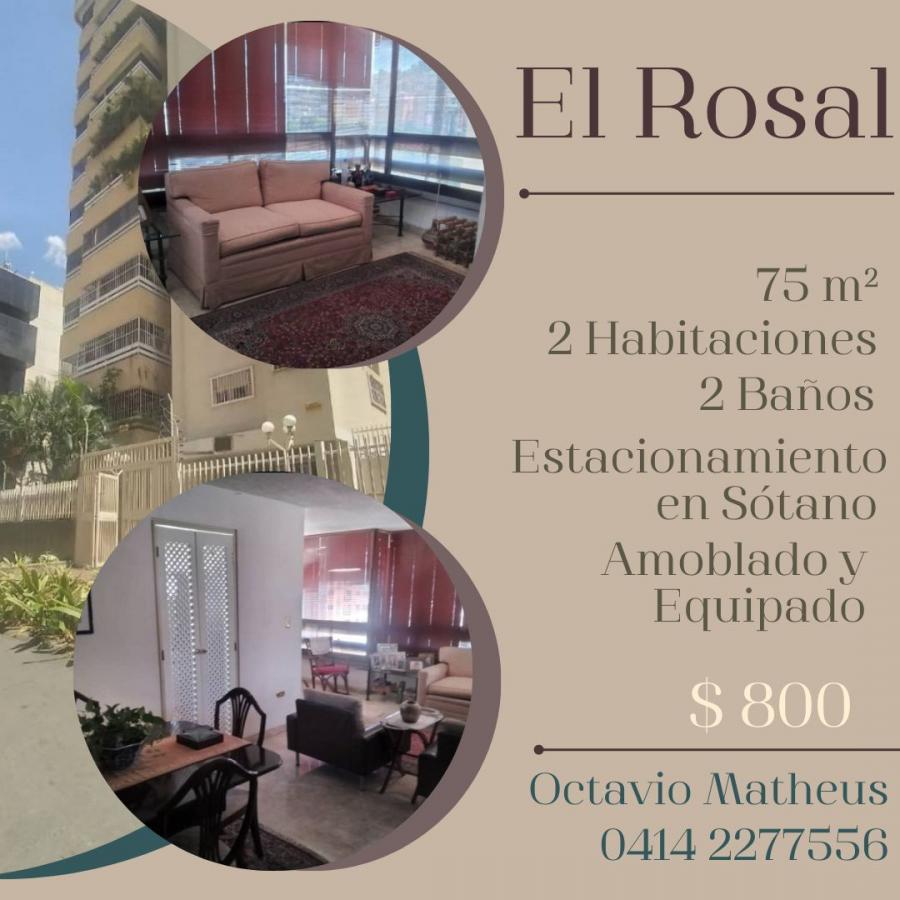 Foto Apartamento en Alquiler en El Rosal, Distrito Federal - U$D 800 - APA191968 - BienesOnLine