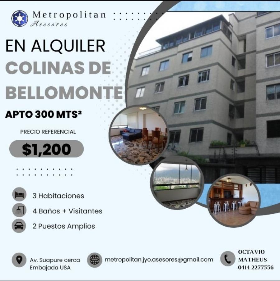 Foto Apartamento en Alquiler en Colinas de Bello Monte, Caracas, Distrito Federal - U$D 1.200 - APA188236 - BienesOnLine
