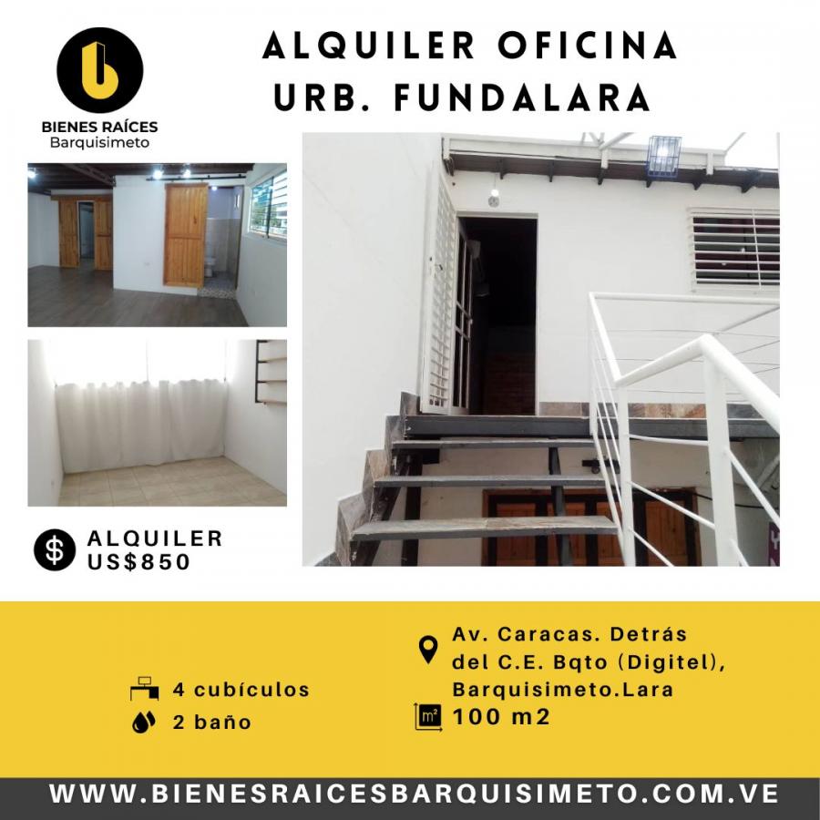 Foto Oficina en Alquiler en Fundalara, Barquisimeto, Lara - U$D 450 - OFA196671 - BienesOnLine