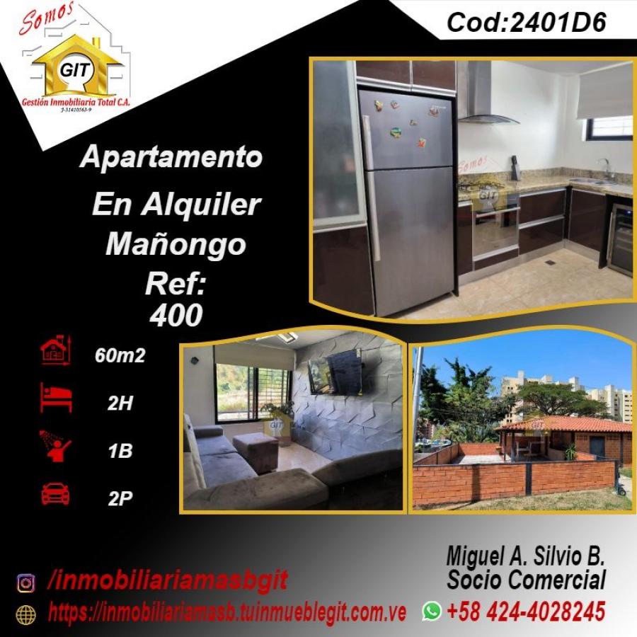 Foto Apartamento en Alquiler en Maongo, Naguanagua, Carabobo - U$D 400 - APA218446 - BienesOnLine