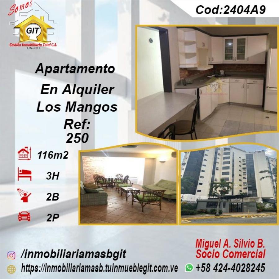 Foto Apartamento en Alquiler en Los Mangos, Valencia, Carabobo - U$D 250 - APA224539 - BienesOnLine