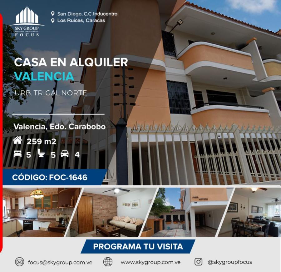 Foto Casa en Alquiler en EL TRIGAL NORTE, EL TRIGAL NORTE, Carabobo - U$D 850 - CAA205141 - BienesOnLine