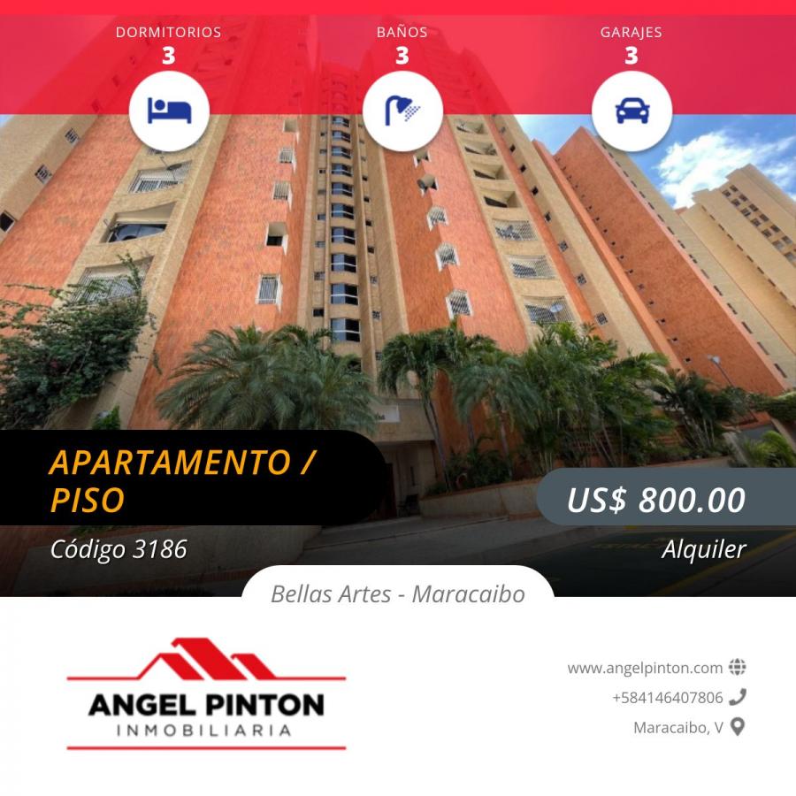 Foto Apartamento en Alquiler en Maracaibo, Maracaibo, Zulia - U$D 800 - APA178017 - BienesOnLine