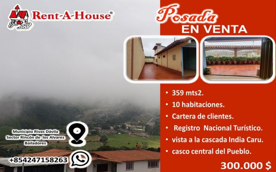 Foto Hotel en Venta en BAILADORES, Bailadores, Mrida - U$D 300.000 - HOV178685 - BienesOnLine